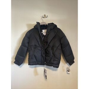 Steve Madden‎ Black Puffer Jacket Youth Size 7/8